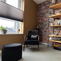 Sfeerfoto Velvet poef Anna zwart