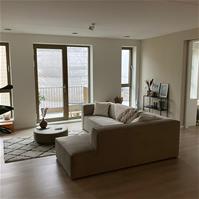 Sfeerfoto Ecksofa Memphis Samt beige links