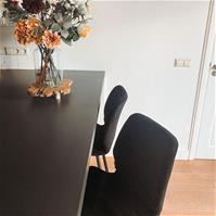 Sfeerfoto Barhocker Samt Toby schwarz 71 cm