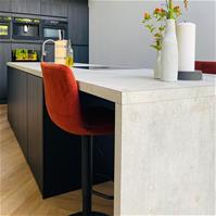 Sfeerfoto Velvet barkruk Frenkie koper 60-76 cm