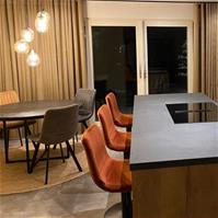 Sfeerfoto Velvet barkruk Frenkie koper 60-76 cm