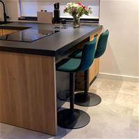 Sfeerfoto Barhocker Samt Frenkie 60 - 76 cm grün