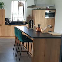 Sfeerfoto Barhocker Samt Mikky 65 - 78 cm grün