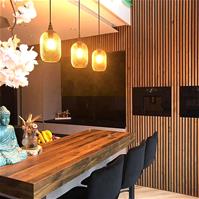 Sfeerfoto Velvet barkruk Frenkie zwart 60-76 cm