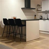 Sfeerfoto Velvet barkruk Mikky zwart 65-78 cm