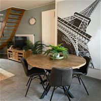 Sfeerfoto Esszimmerstuhl Leder Barrel anthrazit