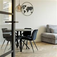 Sfeerfoto Esszimmerstuhl Samt Toby modern schwarz