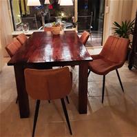 Sfeerfoto Esszimmerstuhl Microfaser Brooke cognac