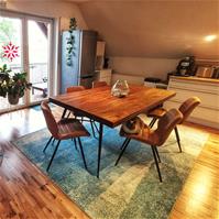 Sfeerfoto Esszimmerstuhl Microfaser Morris cognac