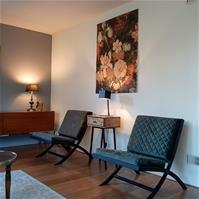 Sfeerfoto Design fauteuil Madrid velvet groen