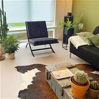 Sfeerfoto Design fauteuil Madrid velvet antraciet