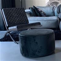 Sfeerfoto Samt Sessel Madrid Luxury Design anthrazit