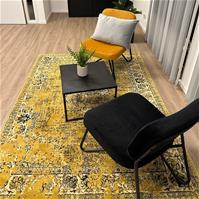 Sfeerfoto Velvet fauteuil Julia zwart