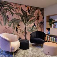 Sfeerfoto Velvet fauteuil Amy roze