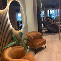 Sfeerfoto Velvet fauteuil Billy okergeel