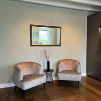 Sfeerfoto Velvet fauteuil Billy taupe