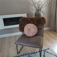 Sfeerfoto Samt Sessel Malaga modern taupe