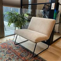 Sfeerfoto Sessel Merle Stoff modern beige