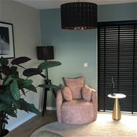 Sfeerfoto Sessel Ruby Chenille rosa